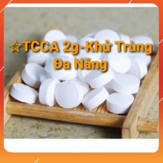 Viên nén khử trùng nước,hồ bơi#tcca dạng sủi 2g !