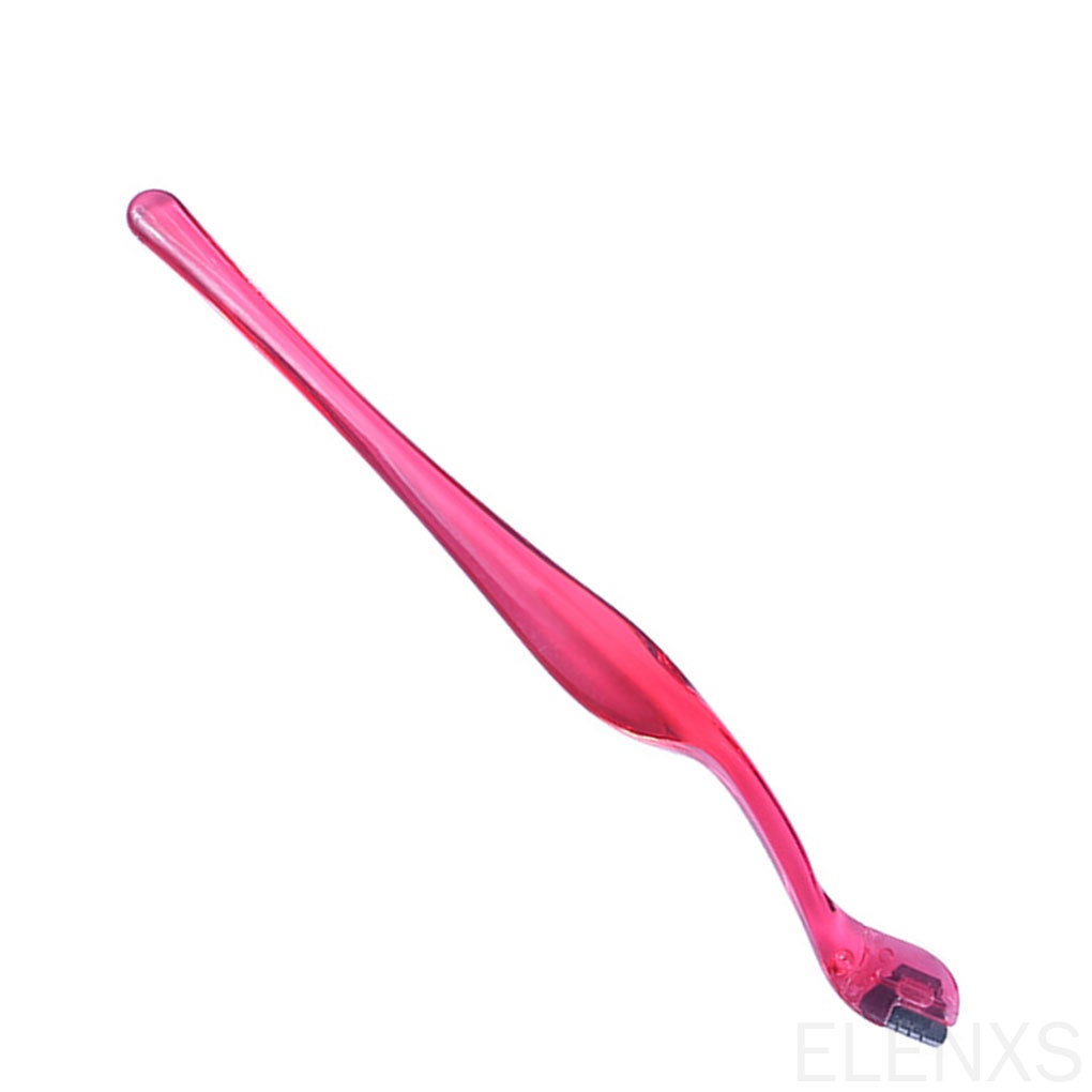 [Hàng mới về] Dao cạo lông mày bằng thép không gỉ thiết kế tay cầm nhựa màu sắc ngẫu nhiên