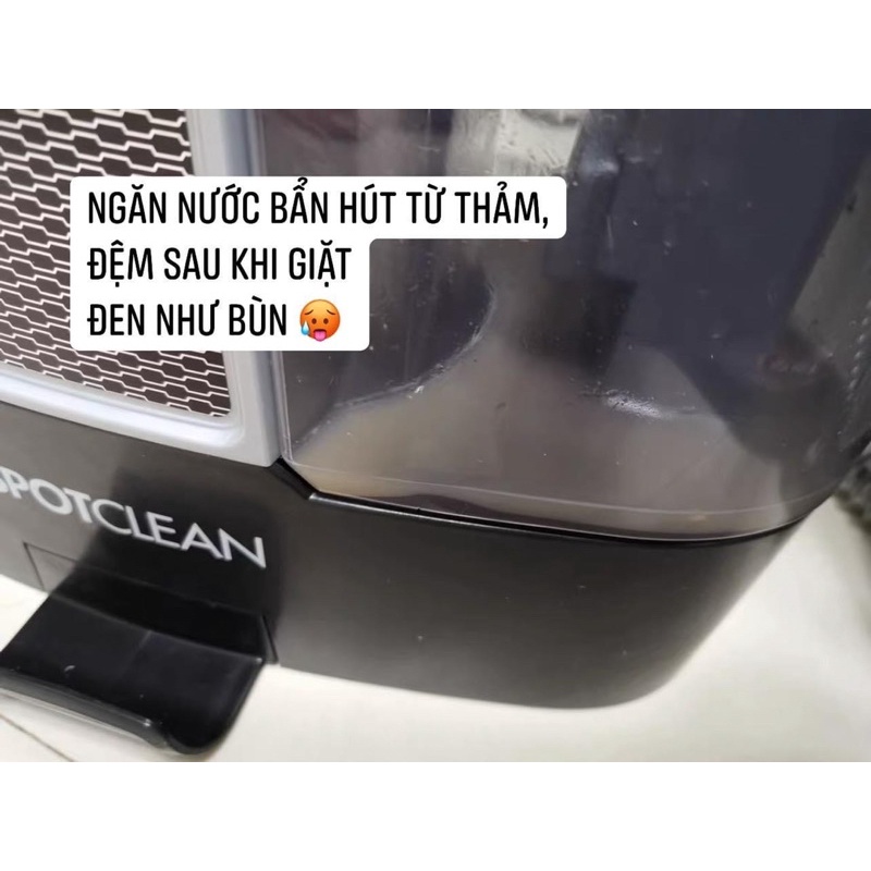 CHÍNH HÃNG-Hàng sẵn- MÁY GIẶT THẢM BISSELL SPOTCLEAN Pro Heat -Model 3698 DIỆT KHUẨN- MỚI 100% Cáo đeo nơ -