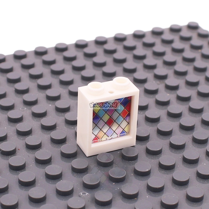 Đồ chơi giáo dục lắp ráp   logo moc 1 kính 2x2 7 màu a6