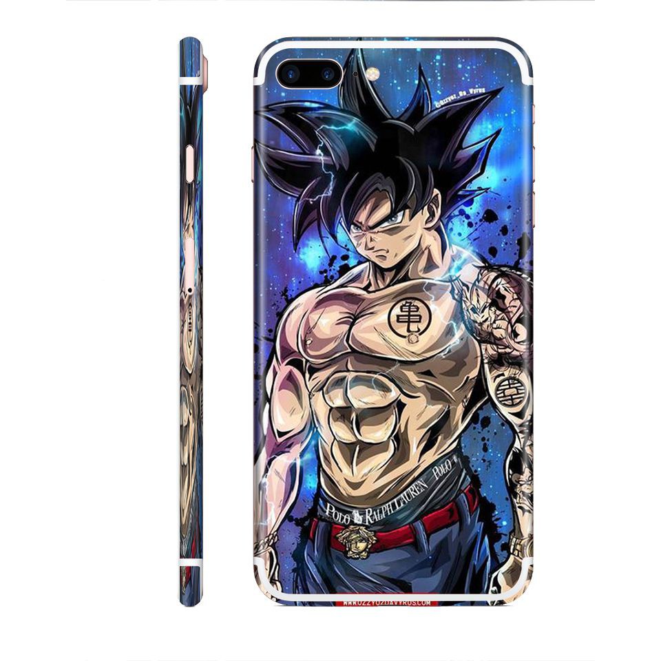 Miếng dán skin cho iPhone hình Songoku Dragon Ball