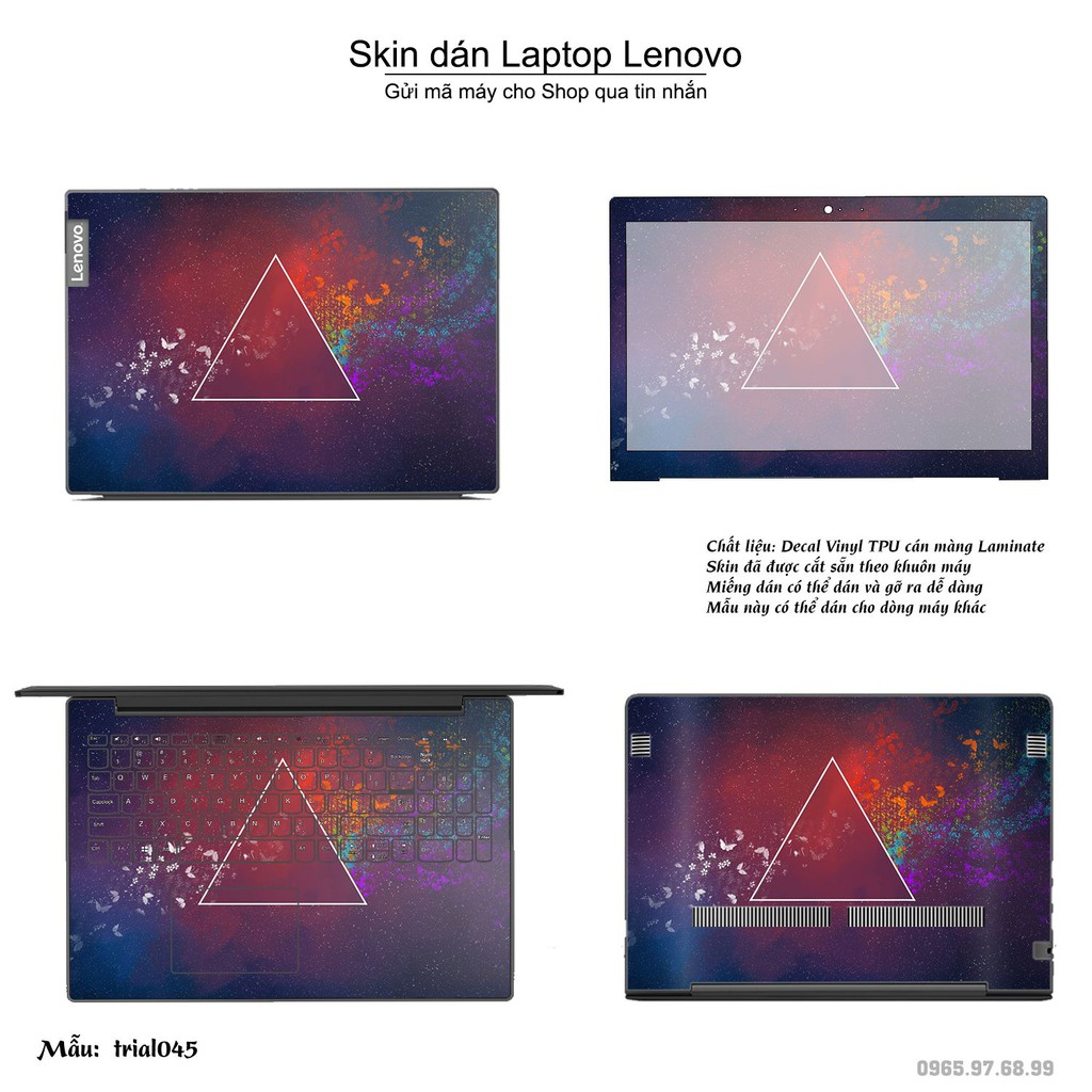 Skin dán Laptop Lenovo in hình Đa giác _nhiều mẫu 8 (inbox mã máy cho Shop)