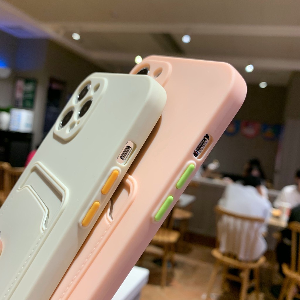 Ốp điện thoại mềm màu trơn đơn giản thích hợp cho Iphone 12 pro max 11 pro max xs max xr x 7 8 plus