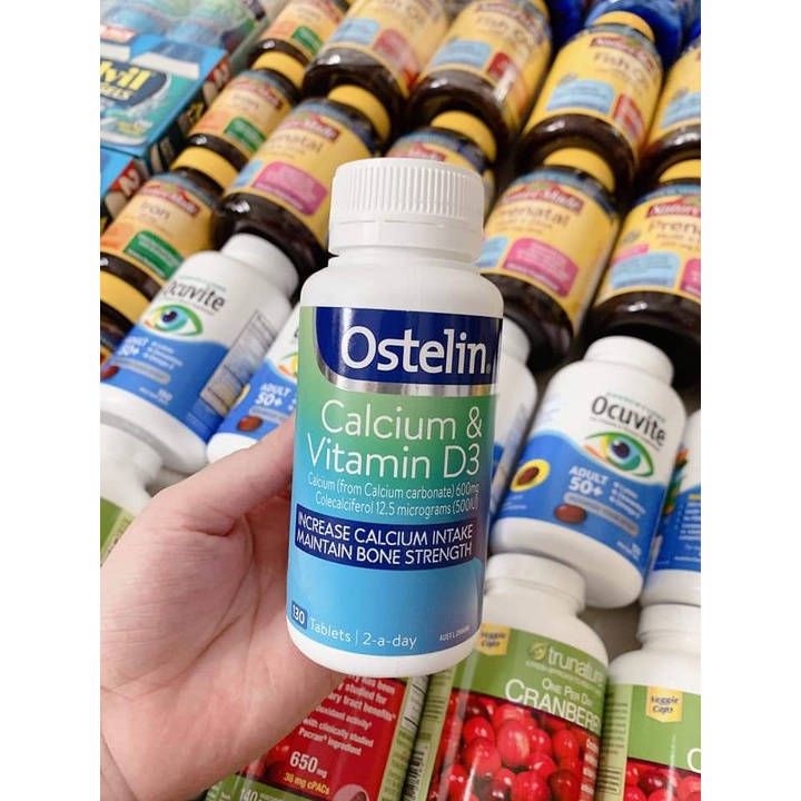 Bổ Sung Canxi &amp; Vitamin D3 Ostelin của Úc [ĐỦ BILL] Dành Cho Bà Bầu, Sau Sinh, Người Lớn Thiếu Canxi