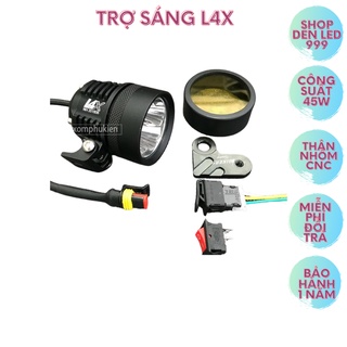 Trợ sáng l4x , l4x plus kính tím 37w sáng mạnh có video