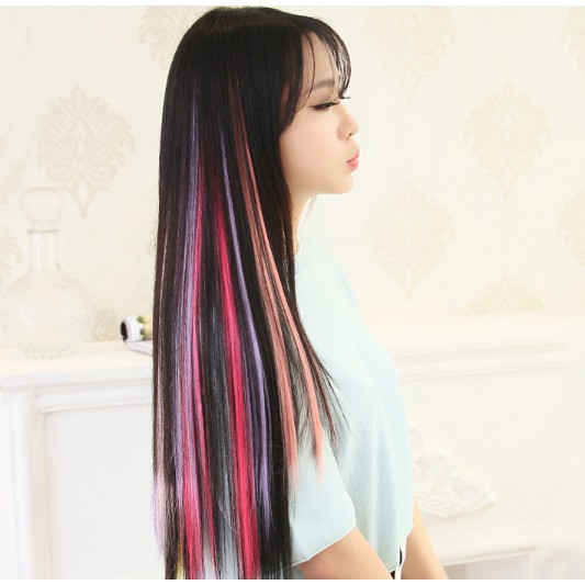 Tóc giả nối dài màu sắc tự nhiên thời trang cho nữ
