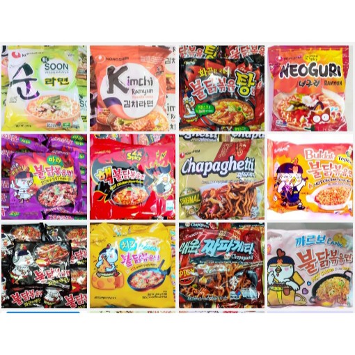 16 loại mì cay hàn quốc nhiều loại-NOWSHIP hcm