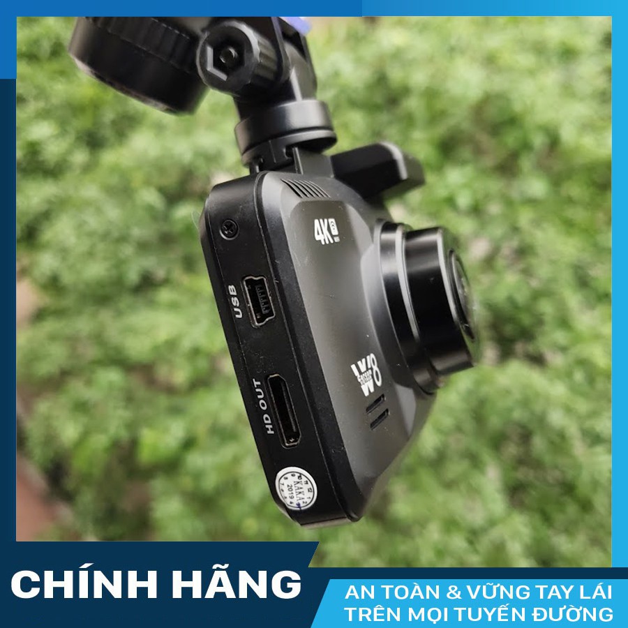 Camera hành trình ô tô W8 Carcam Wifi GPS 4K + thẻ nhớ 32GB class 10 | BigBuy360 - bigbuy360.vn