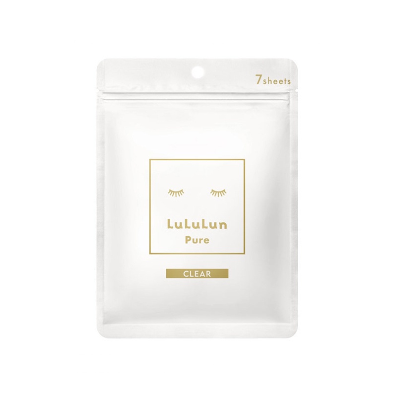 Mặt nạ Lululun gói 7 miếng Nhật Bản Màu Trắng - Mặt Nạ Dưỡng Trắng  Face Mask White  LuLuLun 5F 7 Miếng
