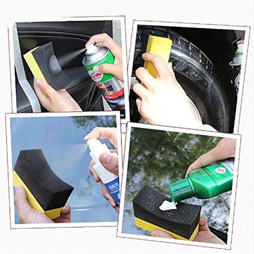 Set 2 miếng bọt biển làm sạch lốp xe hơi nhỏ gọn tiện dụng