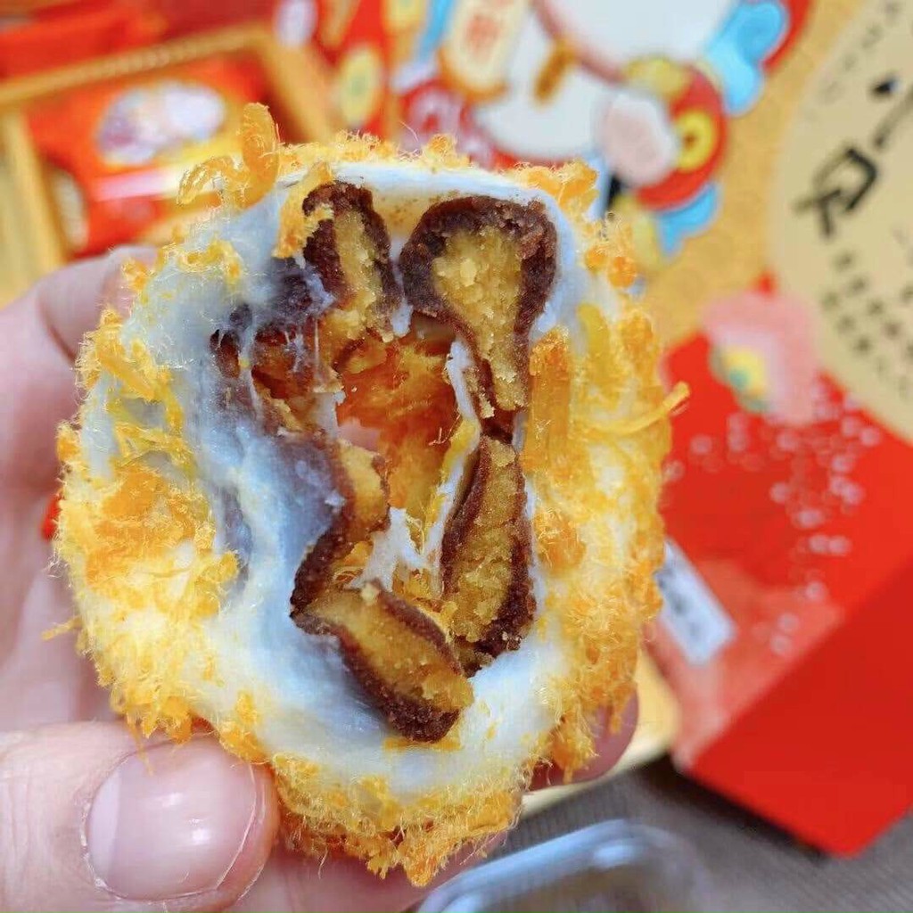 [Mã GROSALE2703 giảm 8% đơn 250K] Bánh Nhân Trứng Muối 3Q Mèo Thần Tài Tan Chảy Ngàn Lớp Hộp 320g, 6 cái - Hongkong | BigBuy360 - bigbuy360.vn