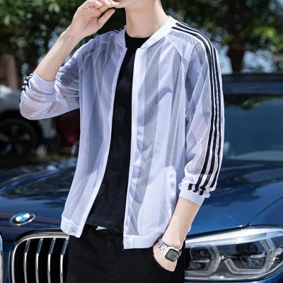 Áo Khoác Chống Nắng Cổ Đứng Thoáng Khí Chống Tia UV Dễ Phối Đồ Thời Trang Mùa Hè Cho Nam