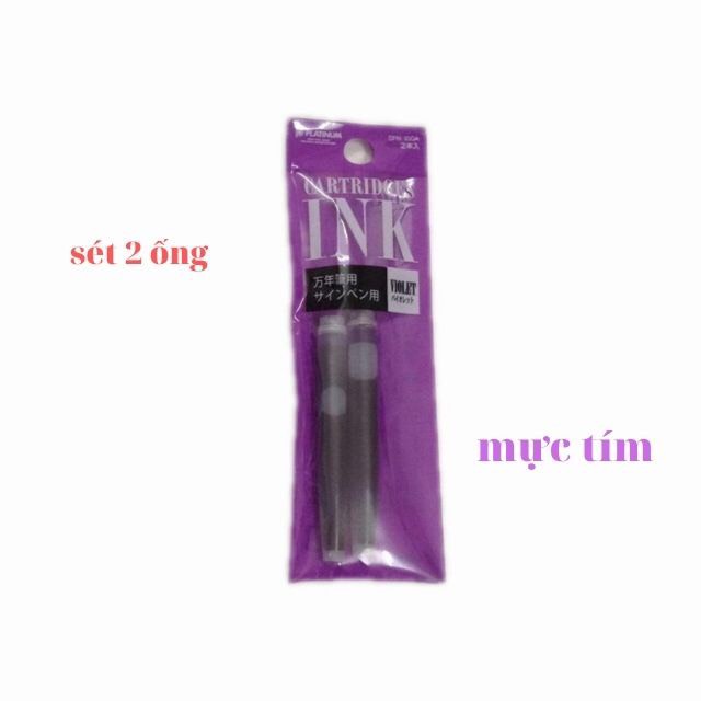 Ống mực bút máy Nhật Preppy- ống mực Platinum - mực bút máy- ống mực thay thế