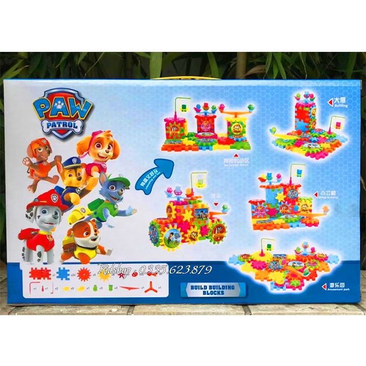 Bộ Lego Xếp Hình Cảnh Sát Pawpatrol. 81 Chi Tiết. Lego Ninjago Lắp Ráp Đồ Chơi Cho Bé.