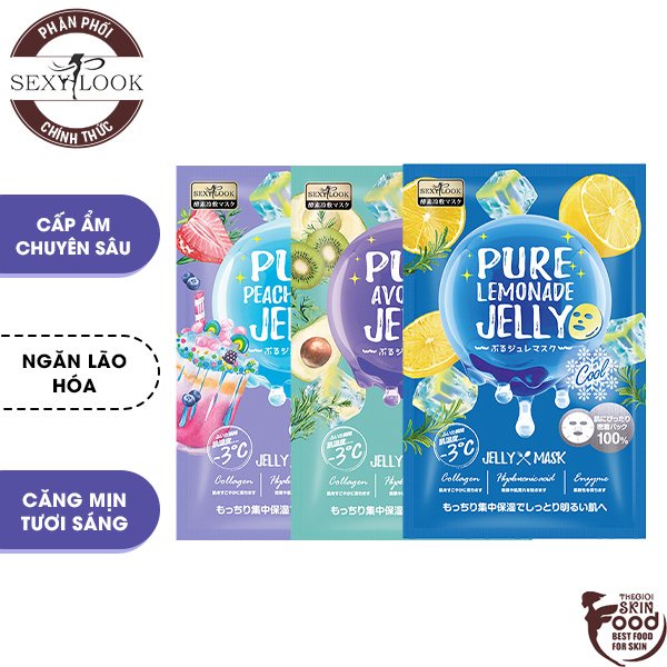 Mặt Nạ Thạch Cấp Ẩm, Làm Mát Sexylook Pure Cool Jelly Mask