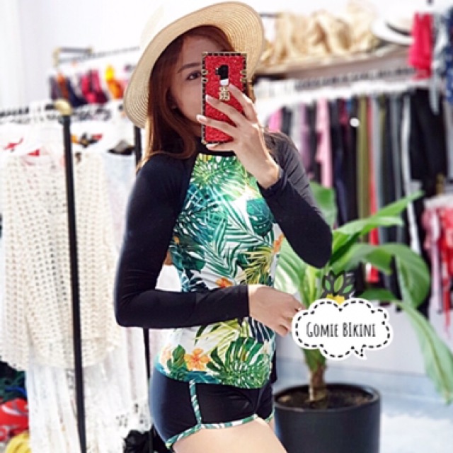 [Ảnh thật + Video ] Bikini dài tay cho nữ đi bơi chống nắng | BigBuy360 - bigbuy360.vn