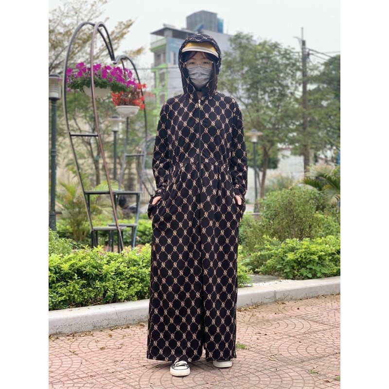 Áo choàng chống nắng nữ toàn thân vải Umi lạnh PHIÊN BẢN CO GIÃN THOẢI MÁI | BigBuy360 - bigbuy360.vn