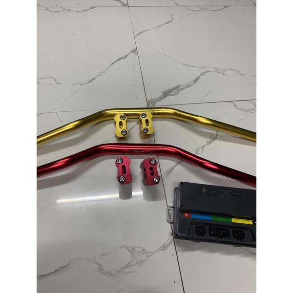 Combo Ghi đông trung quốc rizoma + Cùm nâng 28mm