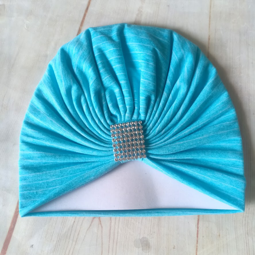 Mũ Turban đính hạt xinh xắn Cho Bé Gái/ Nón Turban