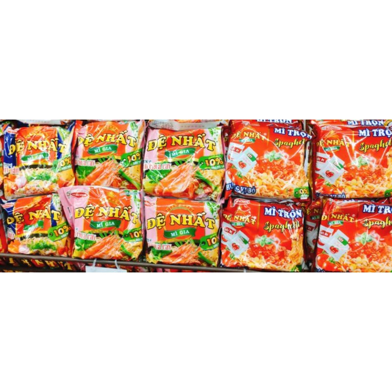 Mì đệ nhất tôm chua cay,spagetty,thịt bằm