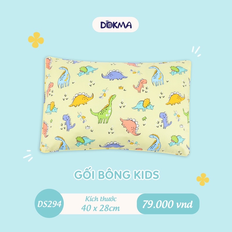 Gối bông Kids Dokma kích thước 28x40cm