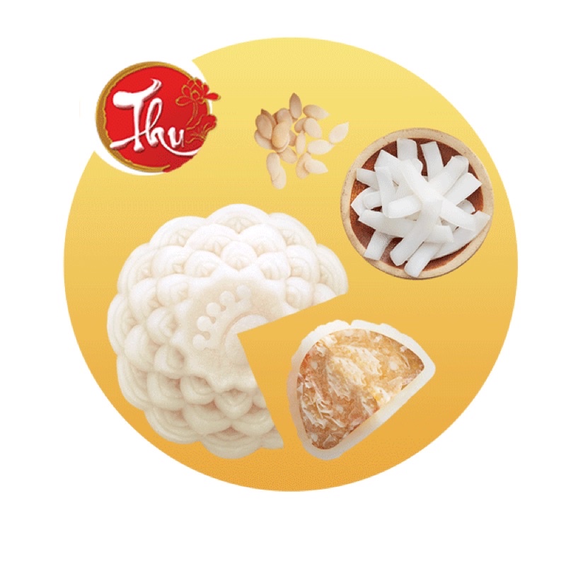 COMBO 2 BÁNH TRUNG tHU KINH ĐÔ TẶNG KÈM TÚI GIẤY Nhân Đậu đỏ 1 trứng , Nhân dẻo sữa dừa , dẻo hạt sen, Khoai môn 1 trứng