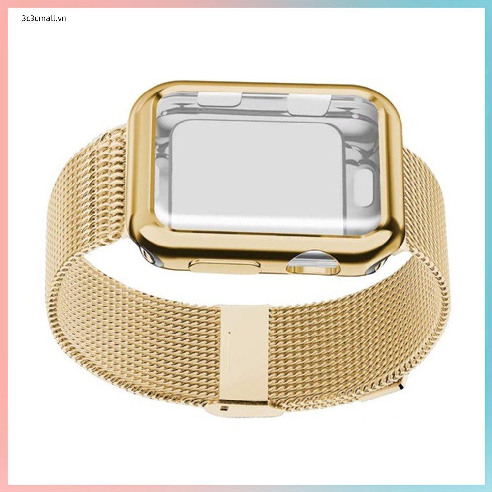 ✨chất lượng cao✨Stainless Steel Milanese Magnetic Watch Band For Apple Watch Steel Iwatch