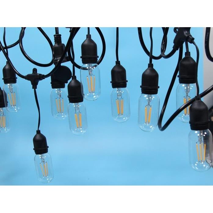 Dây đèn bóng led edison T45 7 mét 14 bóng 4w đèn trang trí