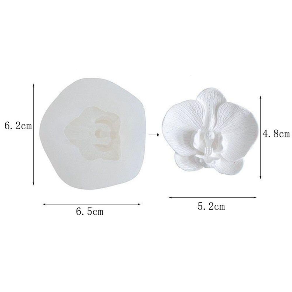 Khuôn Làm Bánh Kẹo / Xà Phòng Hình Hoa Lan Và Bướm 3D DIY