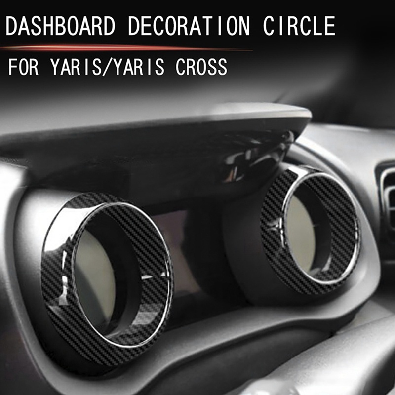 Khung Viền Bảng Điều Khiển Xe Hơi Bằng Sợi Carbon Cho Toyota Yaris Cross 2020 2021