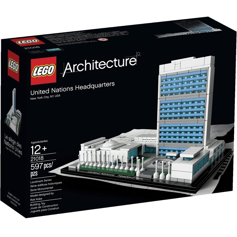 Lego ninjago minecraft Đồ chơi cho bé lego robot mô hình trưng bày xếp hình lắp ráp Trụ sở chính của Liên Hợp Quốc