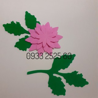 30 lá trang trí bằng xốp, có 2 size -xốp mầm non - trang trí thiệp, phong thư, bưu thiếp, thiệp, bao lì xì- khuôn lá