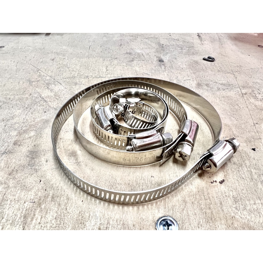 Đai siết kẹp ống inox 13 16 20 22 25 27 32 38 44 51 57 64 70 76 83 89 101 MM