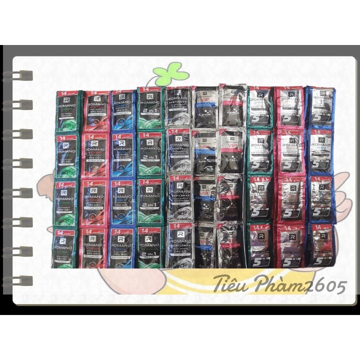 DÂY DẦU GỘI ROMANO 14G MÀU TUỲ CHỌN