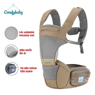 Địu ngồi trẻ em 4 tư thế siêu mềm công nghệ air mesh thoáng khí comfybaby - ảnh sản phẩm 1