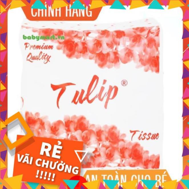 GIẤY VUÔNG TULIP DÙNG VỆ SINH CHO BÉ