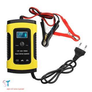 Sạc Ắc Quy 12V 4A – 100A Tự Ngắt, Phục Hồi Bằng Khử Sunfat