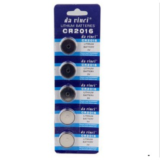 Combo vỉ (5 viên pin) cho đồng hồ điện tử CR2016 CR2025 Lithium Battery 3V