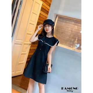 ĐẦM CỔ THUỶ THỦ VIỀN REN.
