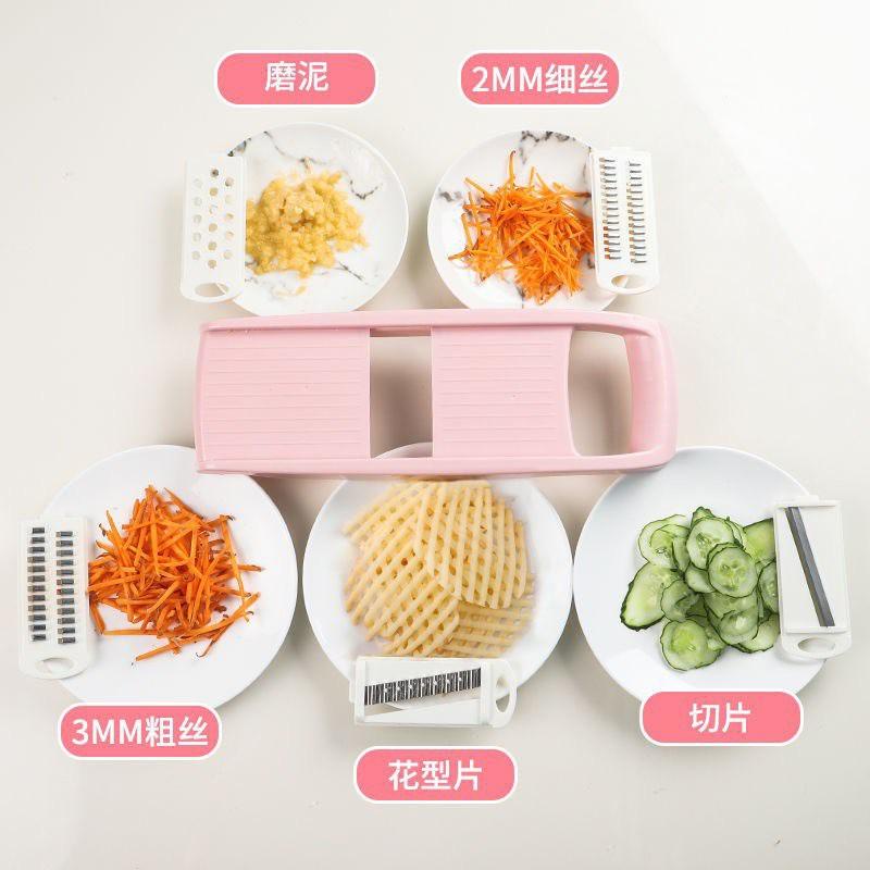 Dụng Cụ Nạo, Bàn Nạo Rau Củ Quả Đa Năng 5 Trong 1 Tiện Lợi