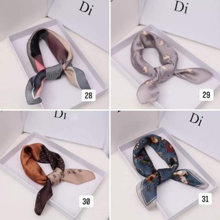 Set 3 khăn lụa 70x70 giá sale 125k