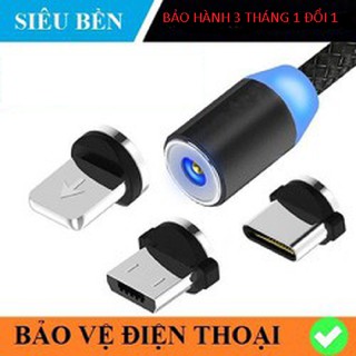 Cáp sạc nam châm 3 đầu
