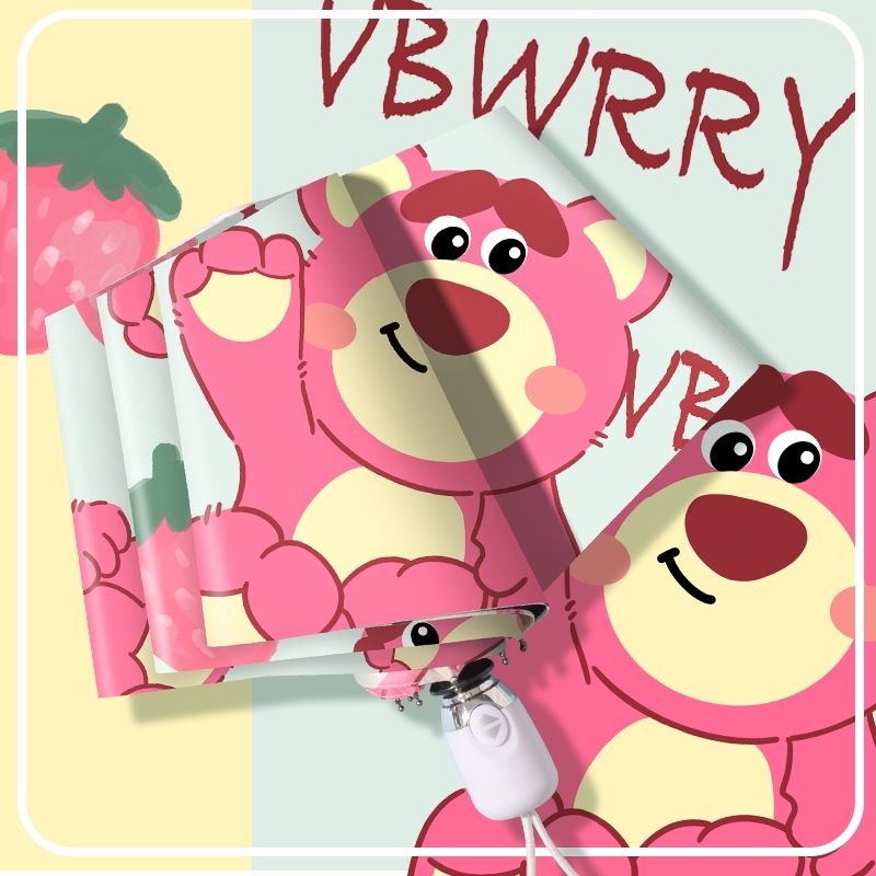 Dù Gấp Năm Nấc Chống Nắng Tia UV Họa Tiết Dễ Thương