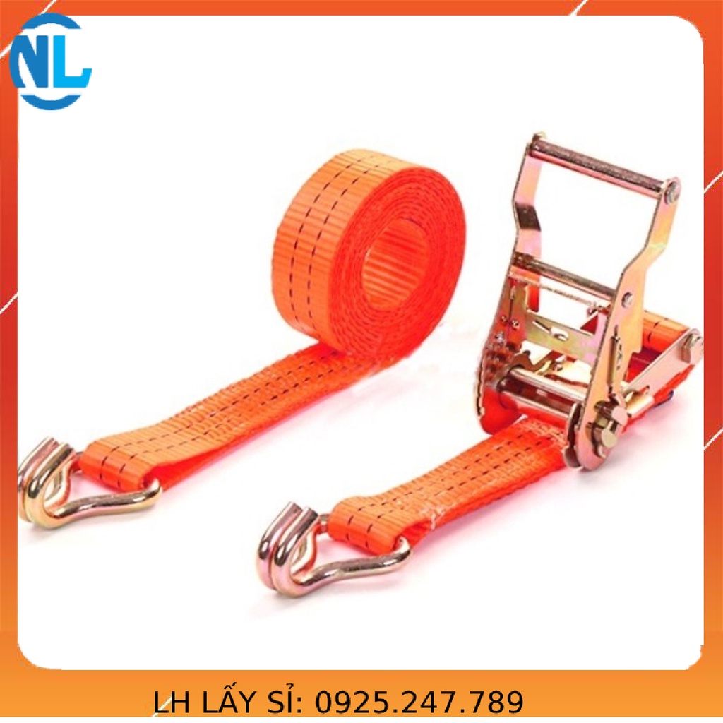 Dây chằng hàng tăng đơ bản 3,8cm tải 2 tấn dài 3m, 5m, 6m, 8m, 10m, 12m cáp thép giá sỉ THÁI BÌNH VINA