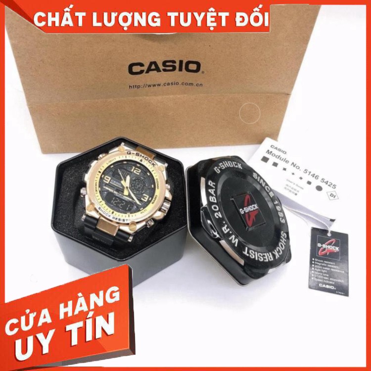 HÀNG NHẬP KHẨU -  Đồng hồ nam G-shock  MTG S1000 Original _ Kim-điện tử_Chống nước 5ATM_Viền Thép không gỉ,Mặt kính chốn