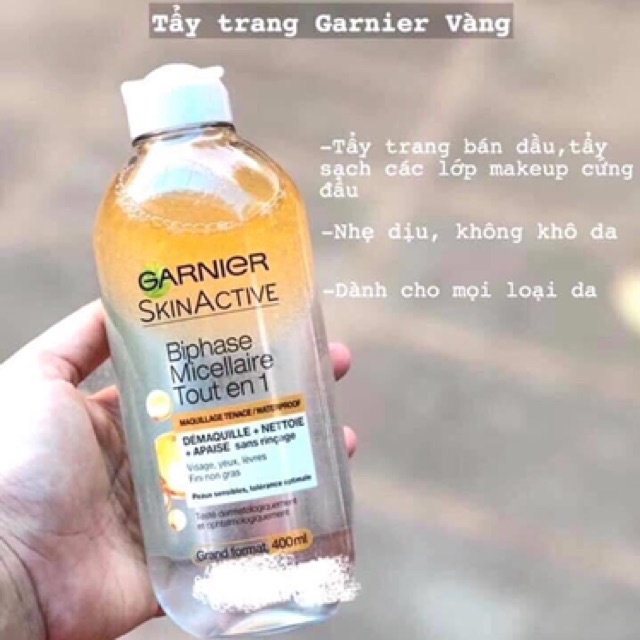 Tẩy trang Garnier 400ml