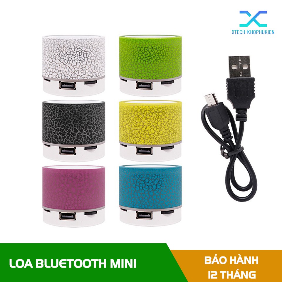 Loa Blutooth Mini A9 - Loa Blutooth Hàng Chính Hãng - Có Đèn Led Nháy Theo Nhạc - Âm Thanh Êm, Bass Cực Chất