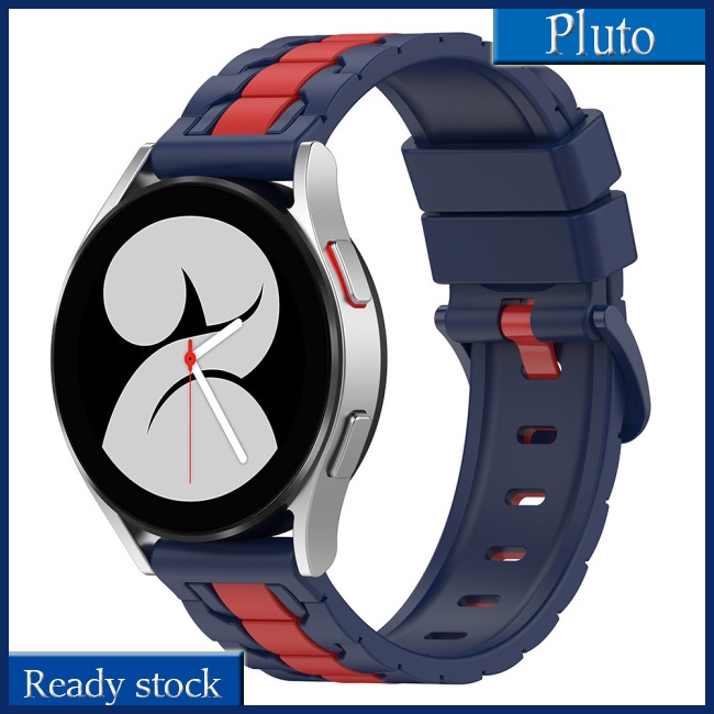 Mới Dây Đeo Silicon Hai Màu 20mm Cho Đồng Hồ Thông Minh Samsung Galaxy Watch5 Watch4