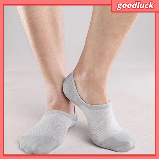Set 6 Đôi Vớ Cổ Thấp Bằng Sợi Tre Dành Cho Nam Nữ