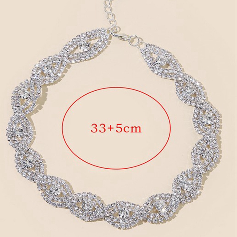 Vòng cổ hợp kim đính đá phong cách Hip Hop